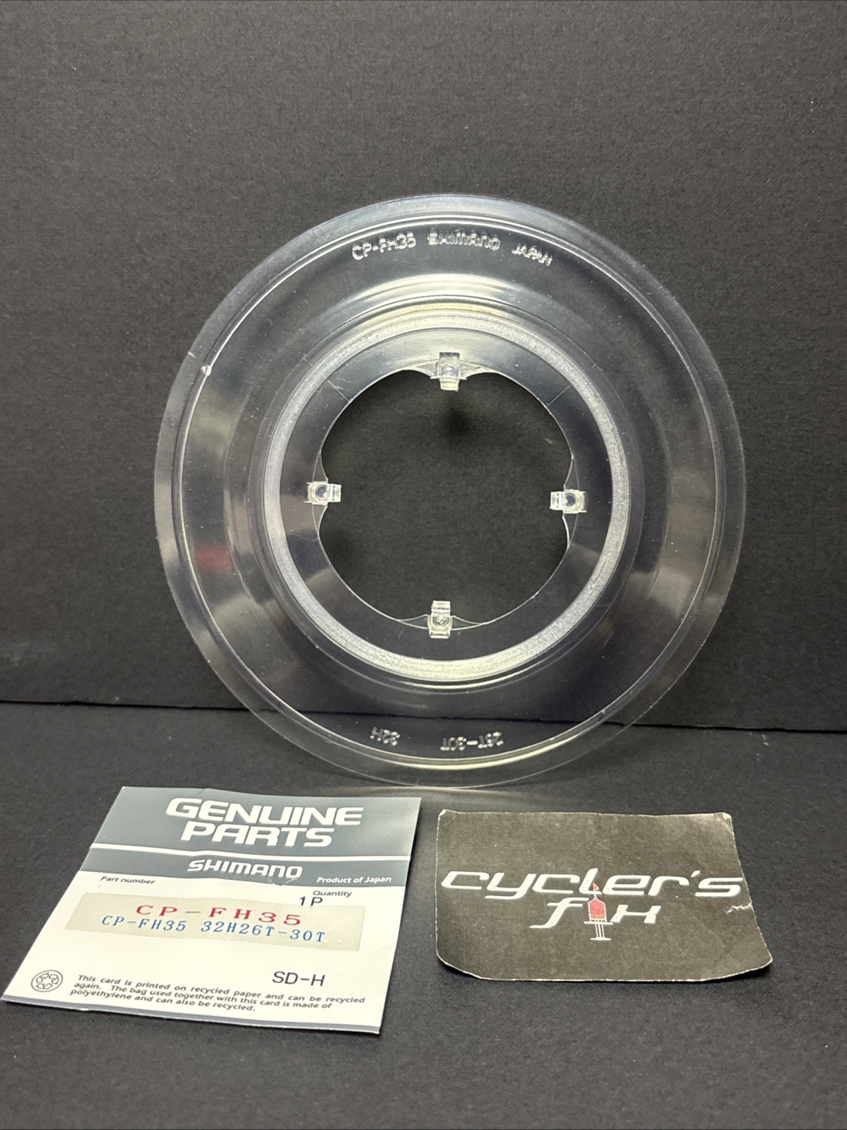 NOS Shimano CP-FH35 Clear 32H Spoke Guard Protector 26-30tooth Road Bike Touring
