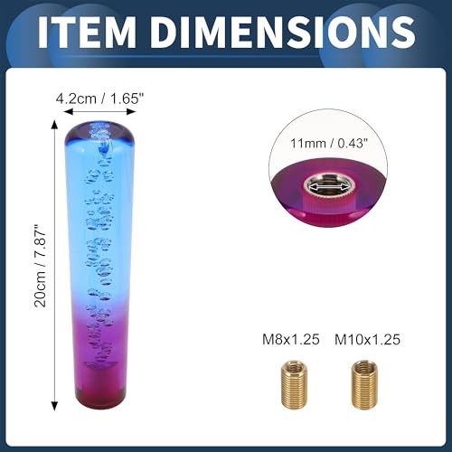 Round Crystal Shift Knob Universal for Automatic and Manual Vehicle Gear 20cm