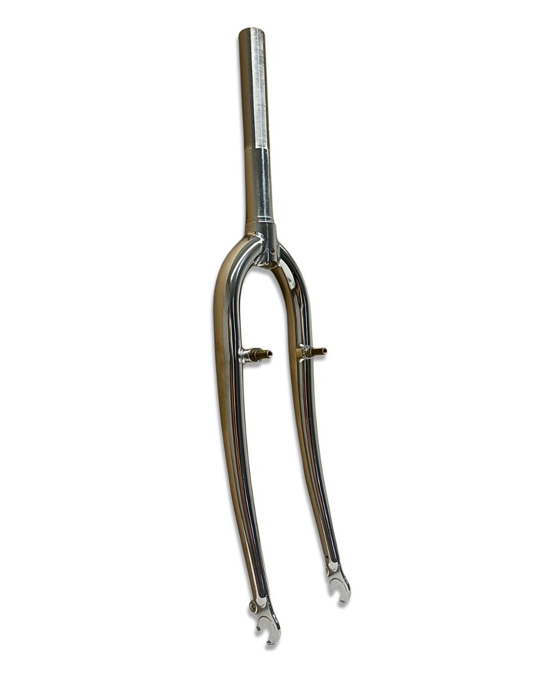 UltraCycle Retro Cruiser 26” Chrome Steel Fork 1-1/8” Threaded V-Brake 100mm QR
