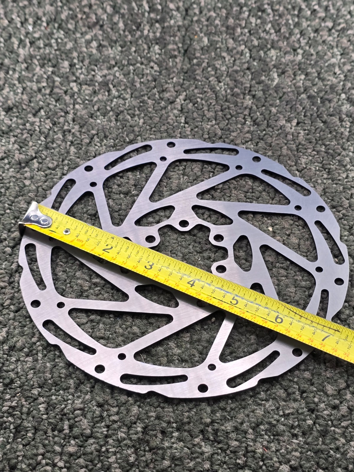 Tektro 180-52 Stainless Steel Bicycle Disc Brake Rotor 7″ Diameter x 0.07″ Thick