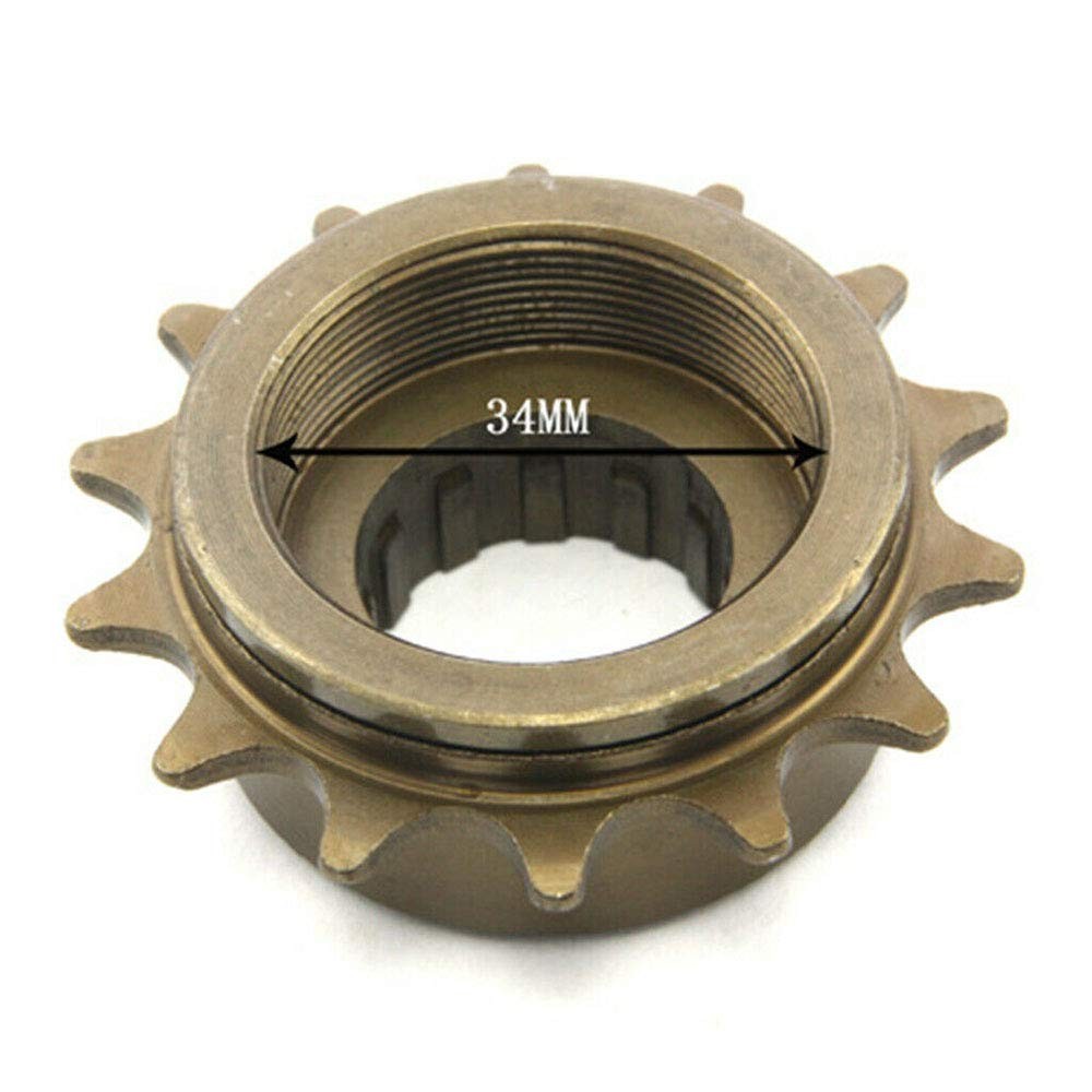 Acxico 1Pcs Freewheel 14T Teeth 34MM Single Speed Flywheel Sprocket