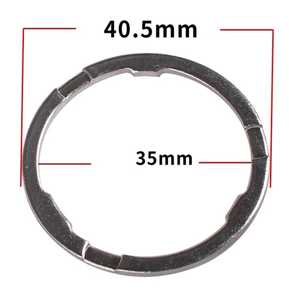 Bike Washer Bike Cassette Lockring 12 Pieces Per Pack Chromium Plating Treatment