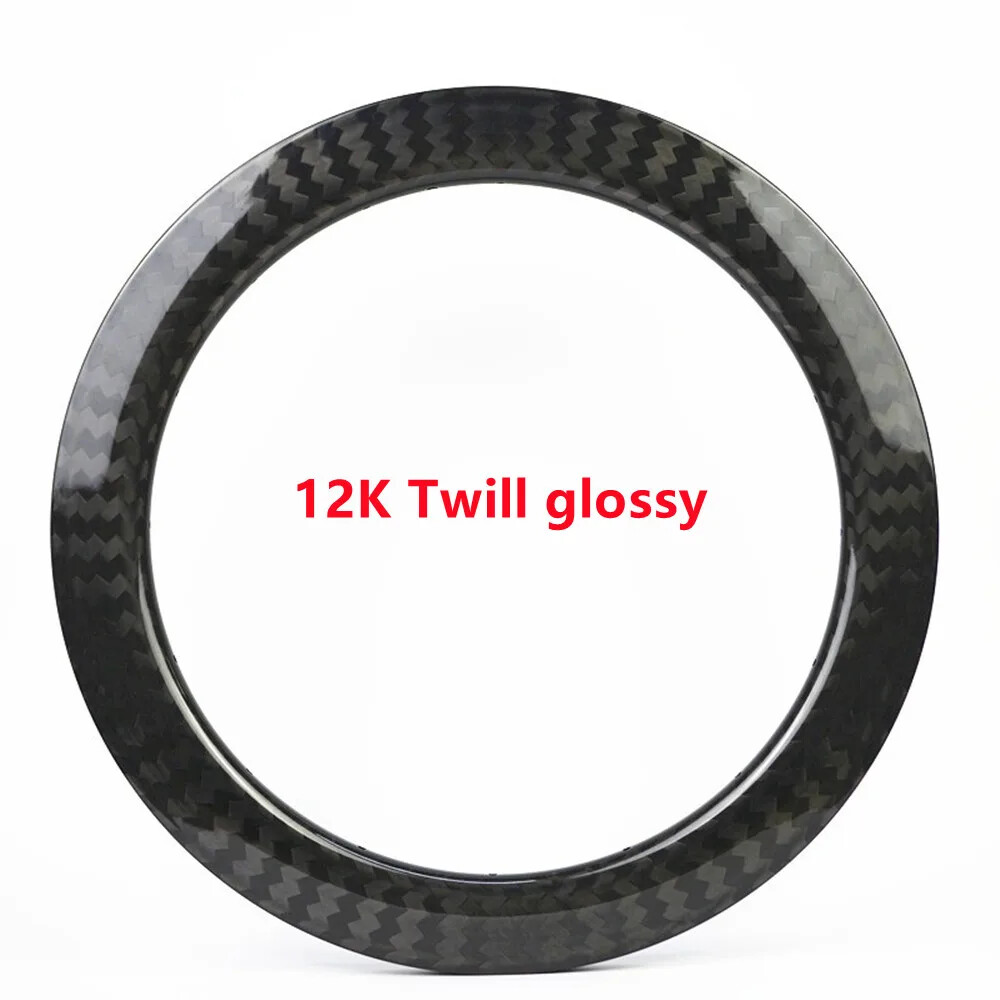 30mm Width Road Bike Carbon Wheel Rim 700C Tubeless UD 3K 12K Matte Glossy