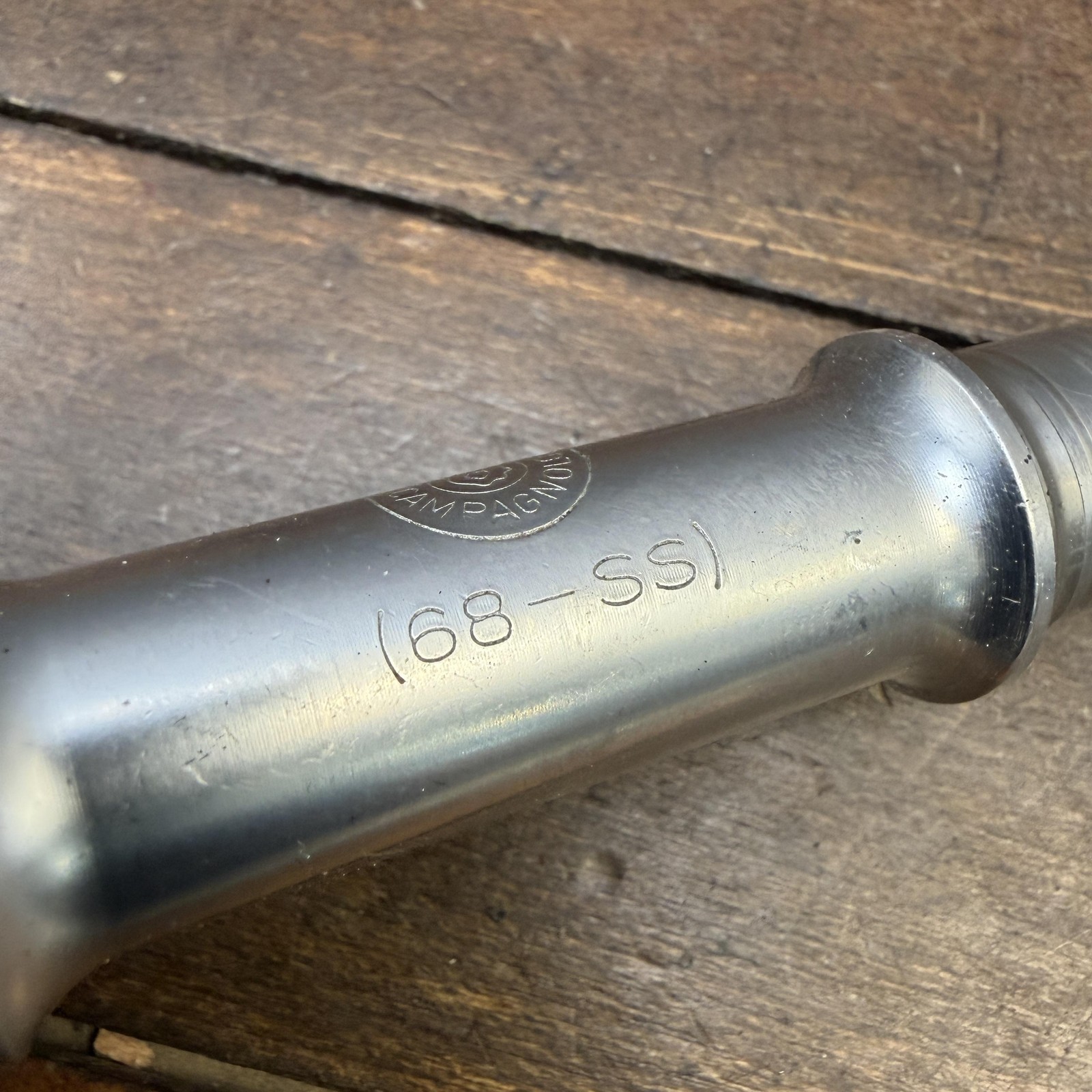 Vintage Campagnolo 68-SS Bottom Bracket Spindle 68mm 111mm ISO Italy Shield Road