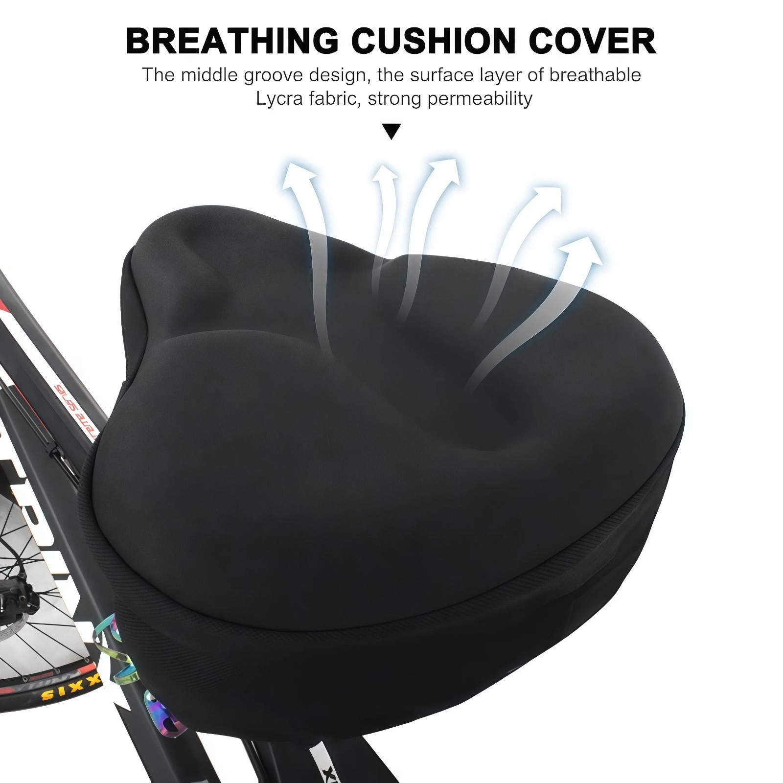 Gel Bike Seat Cover Shockproof Cushion Universal MTB Road Saddle Pad