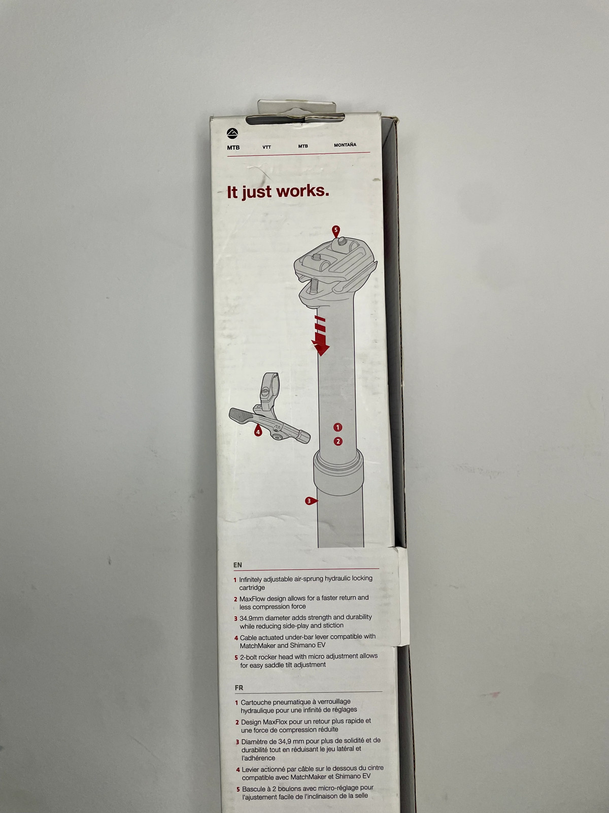 Bontrager Line Elite Dropper Seatpost 34.9mm x 440mm x 150mm