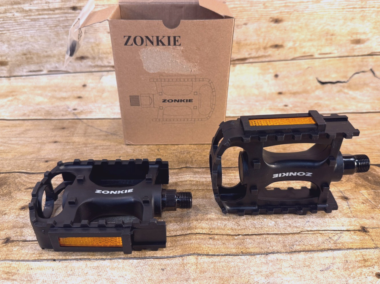 Zonkie Bicycle Bike Pedals Model ZK-FPD99B MTB ROAD Resin (QTY 1 PAIR) ⭐️NEW⭐️