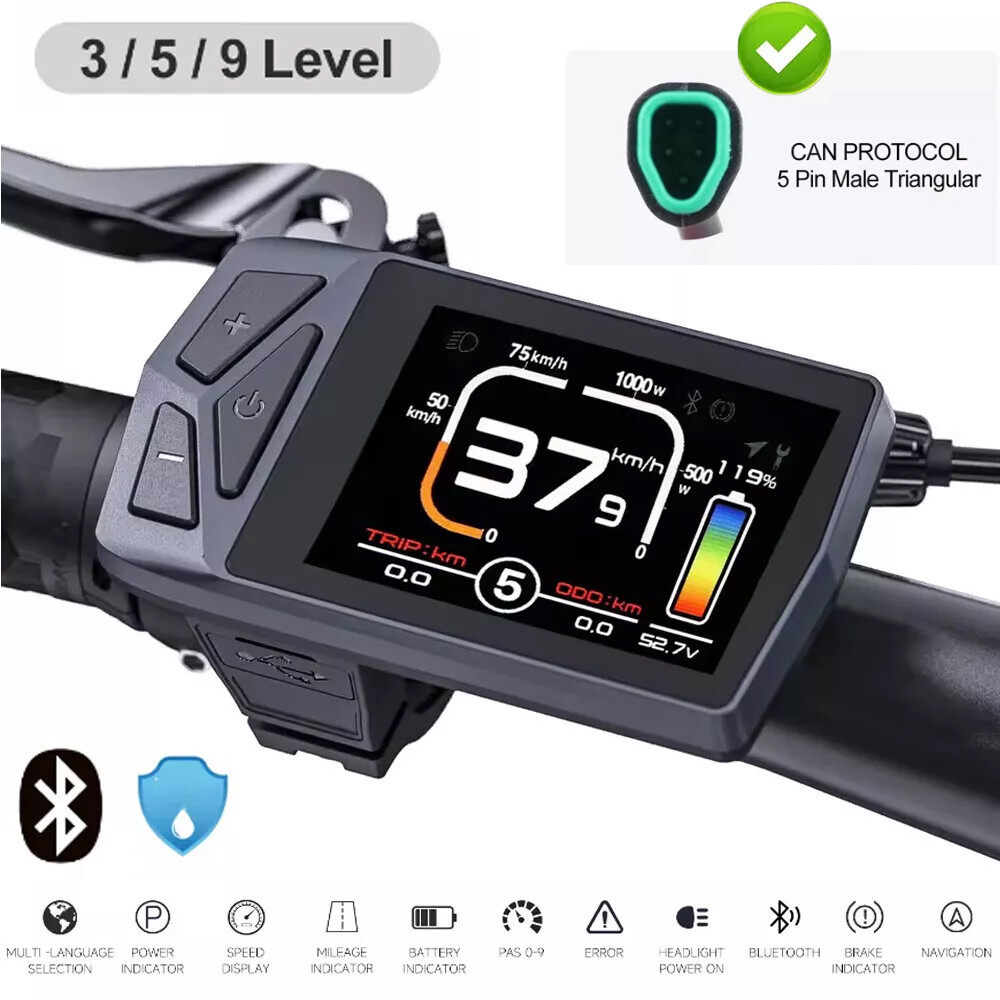 EKD01 Display CAN Protocol Bluetooth For Bafang Mid Motor BBS01 BBS02 BBS-HD