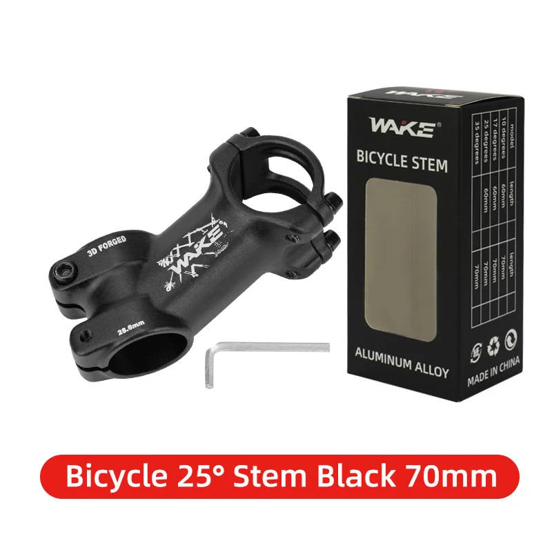 WAKE Bike Stem 31.8mm 25° 35° Ultralight MTB Road Bicycle Stem 60-110mm