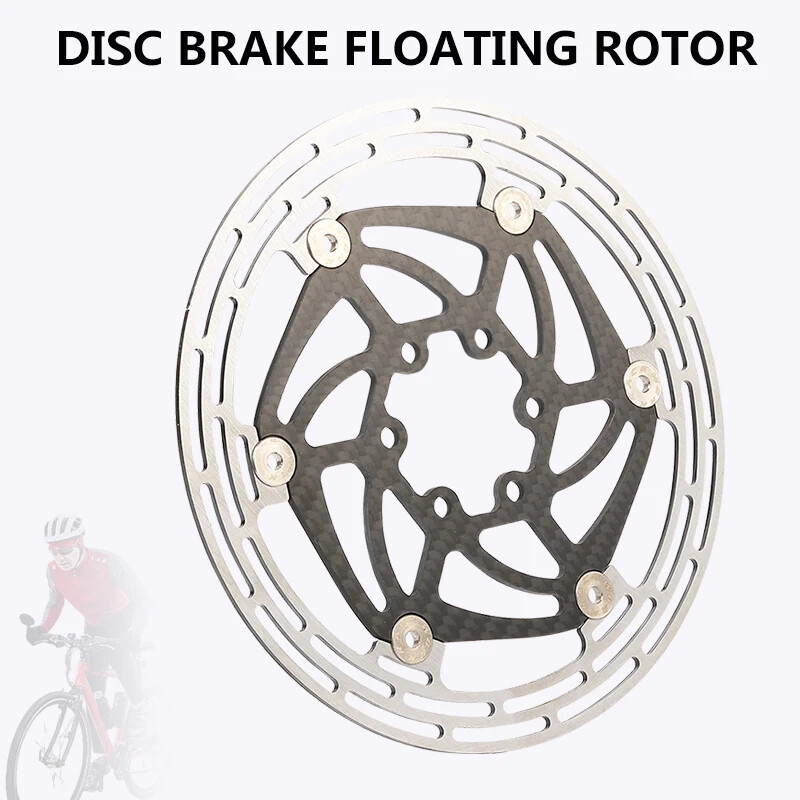 Carbon Fiber MTB Road Bicycle Disc Brake Rotor 6 Bolts 140mm 160mm 180mm