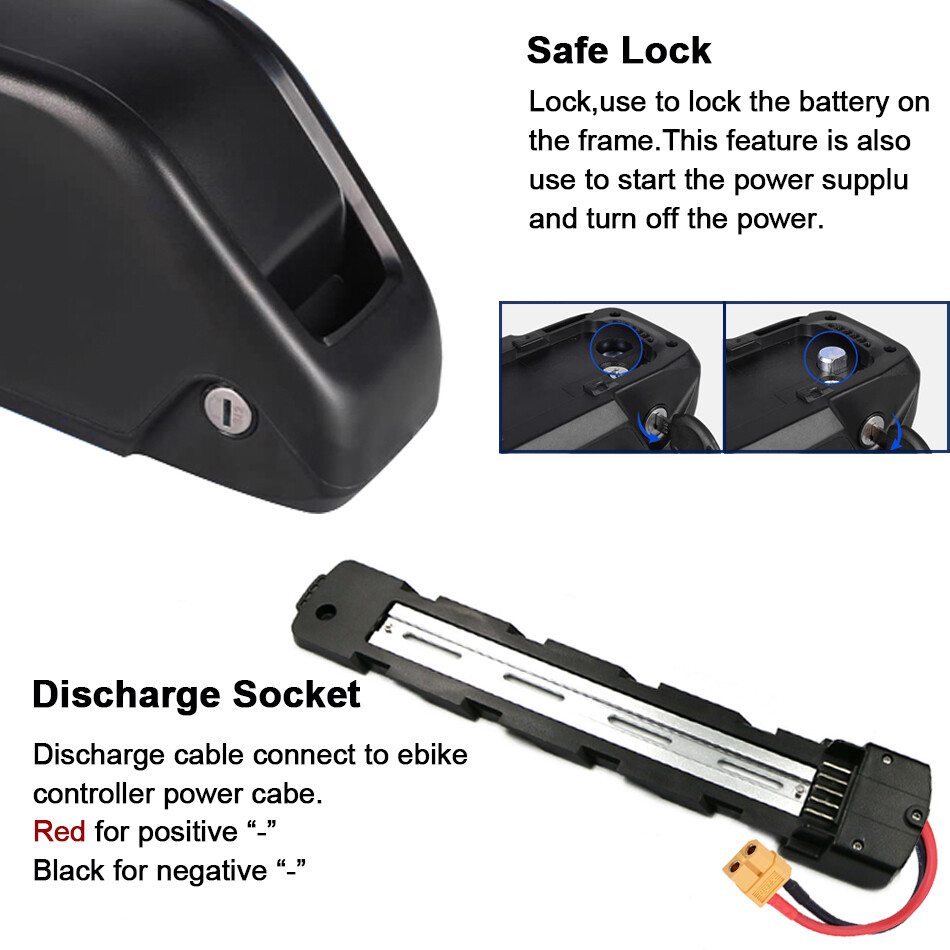 48V 52V 30AH Jumbo/New Hailong Battery for 0W-1500W Ebike Electric Bike 40A BMS