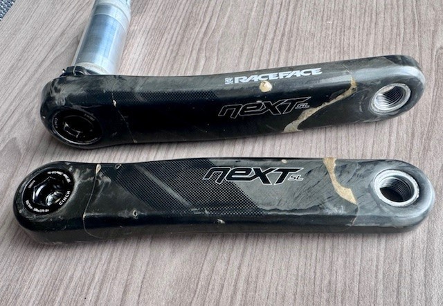 RaceFace Next SL G5 Crankset 175mm Direct Mount 136mm CINCH Spdle Interface 386g