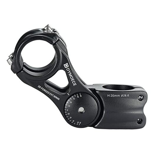 Bike Stem 0-70 Degree 31.8mm Bicycle Stem Extender Riser Adjustable 31.8 x 90mm