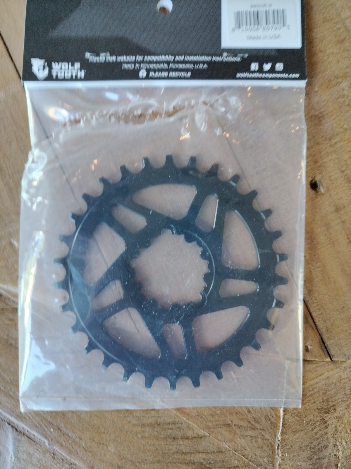 Wolf Tooth Drop Stop B Chainring SDM 30t 0mm Offset