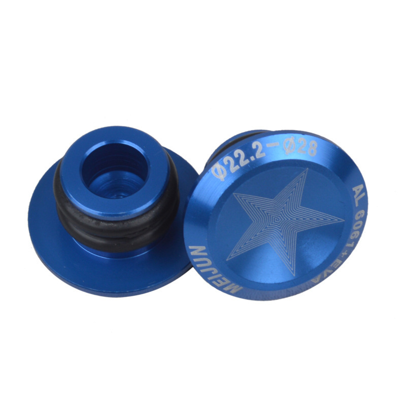 2pcs Aluminum Alloy Handlebar Grips Plugs Mtb Bicycle Metal Handle Grip Bar Ends