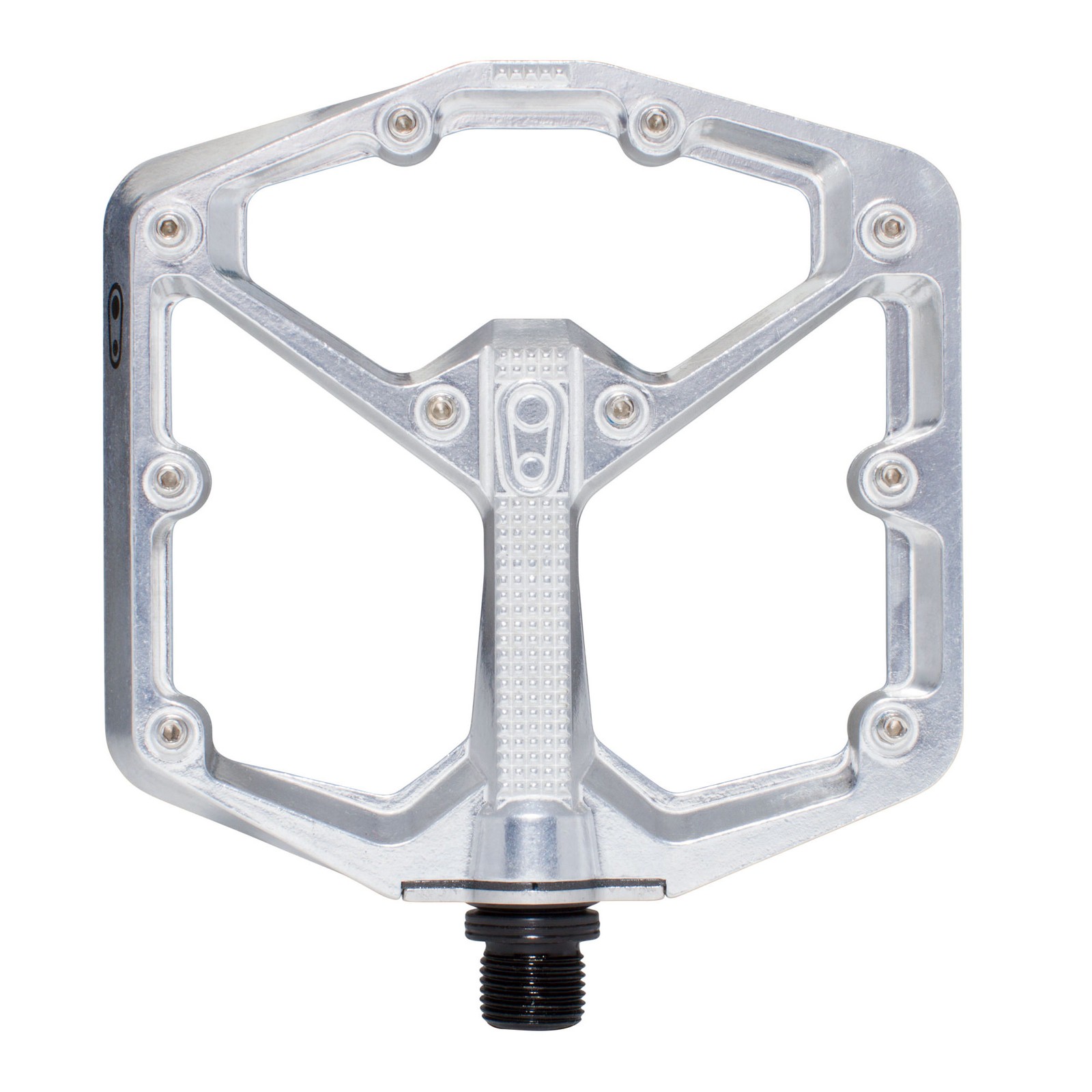 Crank Brothers Stamp 7 Large Platform Pedals, High Polish Silver