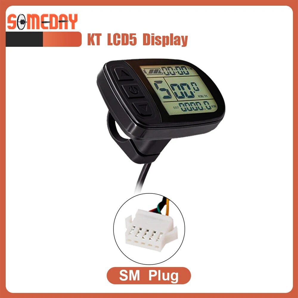 E-bike LCD LED Display Waterproof SM Plug 24V 36V 48V 72V for Ebike Display