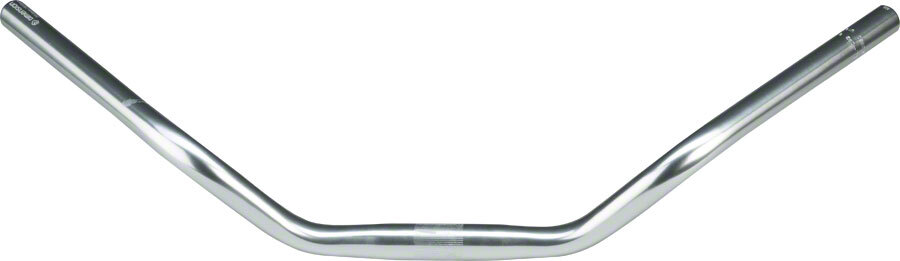 Dimension 25.4 Urban Cruiser Bar 600mm Wide 70mm Rise 50 ° Sweep Silver Aluminum
