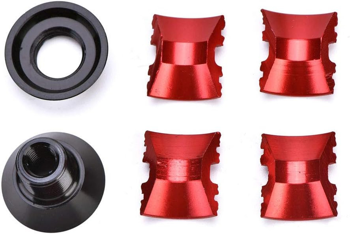 Headset Expander Plug, Headset Carbon Fork Compression Plug for 28.6mm(Red) Comp