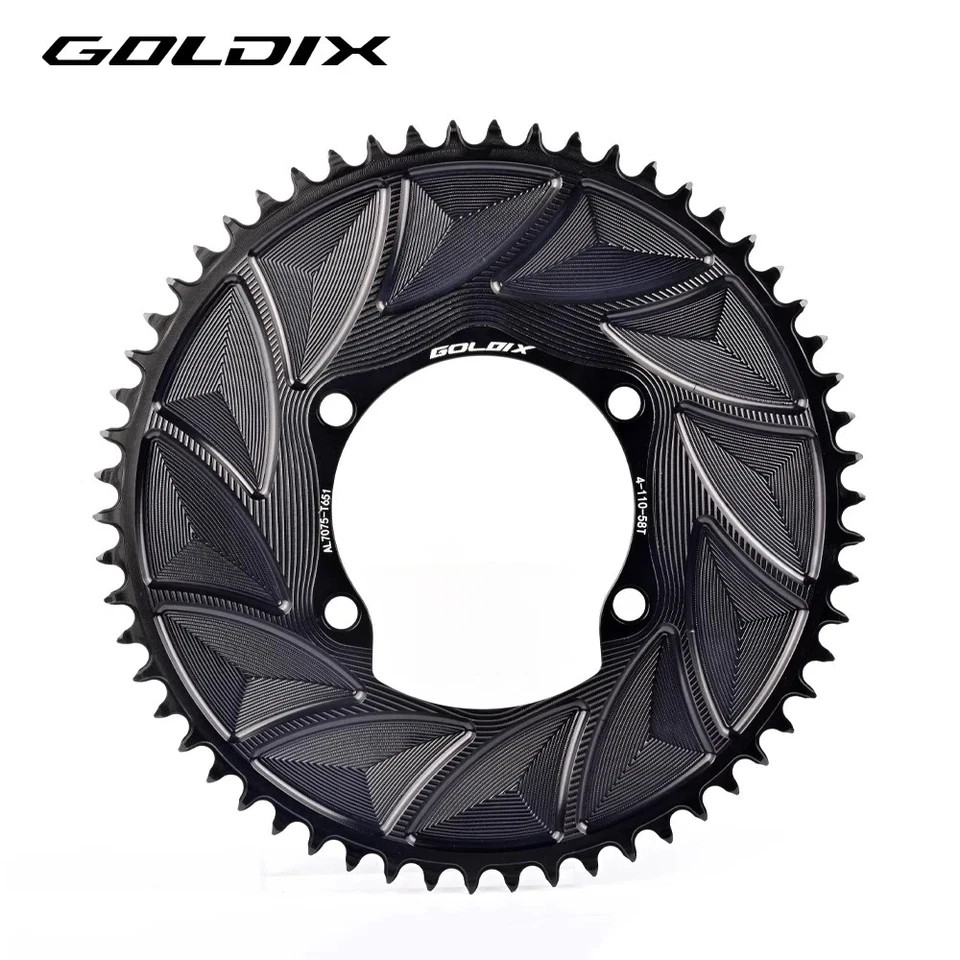 GOLDIX Road Bike Chainring 110BCD 46T-58T CNC Aluminum for Shimano R7000 R8000