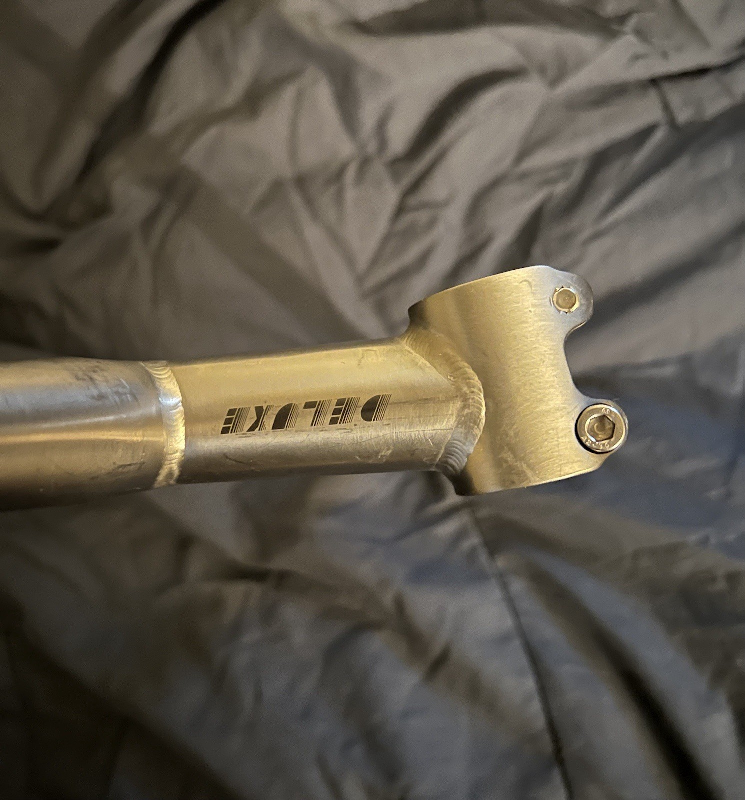 Deluxe Cycles integrated titanium bar/stem