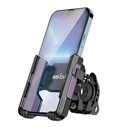 Bike Phone Mount【1S Quick Release】 Motorcycle Phone Mount Two Purple