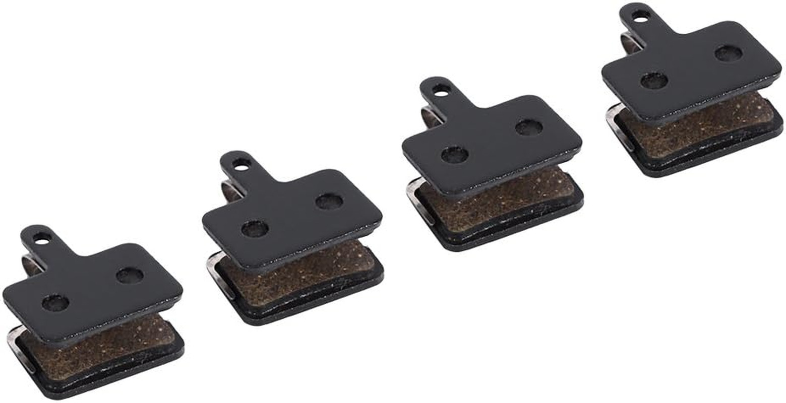 Disc Brake Pads, High Performance 4 Pairs Black Bike Brake Components