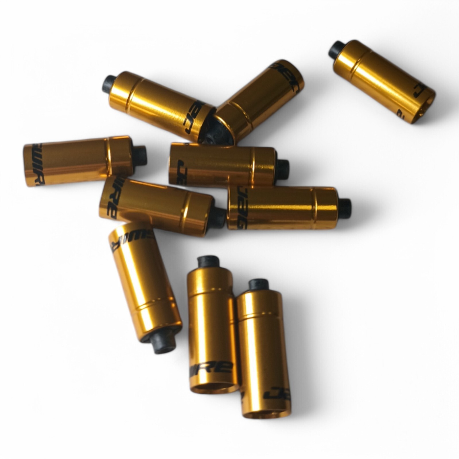 Jagwire 4.5mm Hooded End Cap Gold Alloy 10pcs