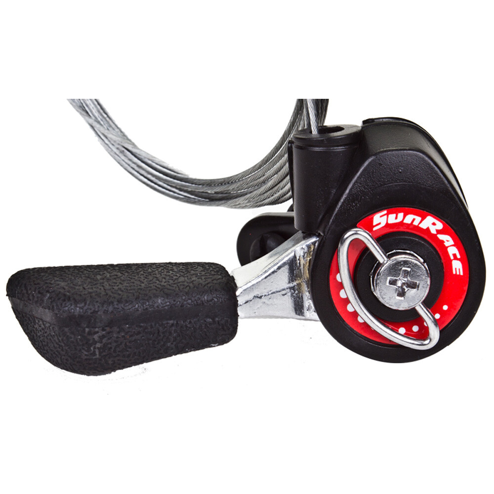 Sunrace SLM10 5-7sp Friction Stem Shifter 22.2mm Black MTB Commuter City