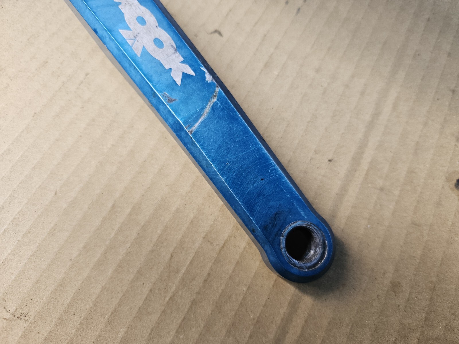 Vintage Kooka Mountain Bike Crank Arm 172.5mm Anodized Blue DRIVE SIDE ONLY