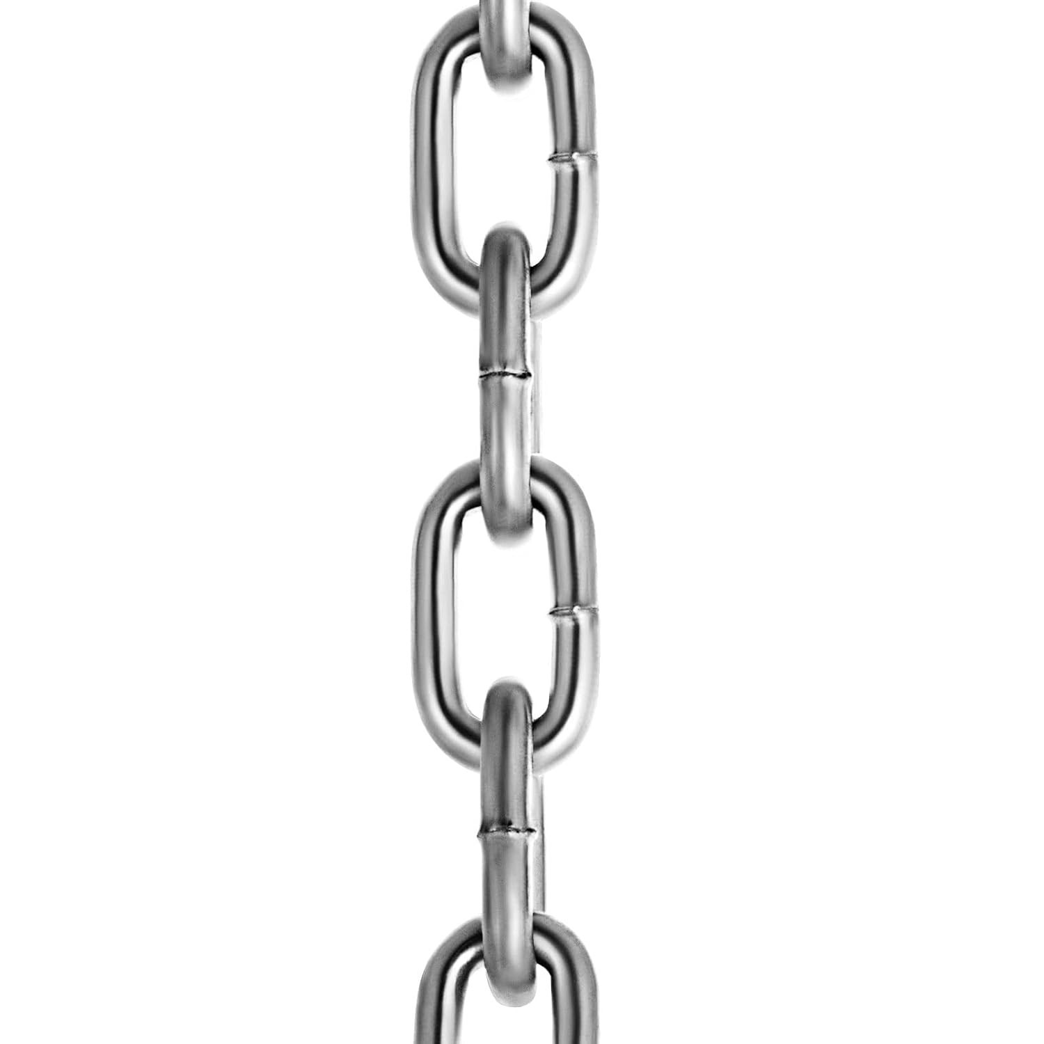 Grade 30 Chain 3/16 Inch by 100Ft Length Grade 30 Proof Coil Chain Zinc Plate…