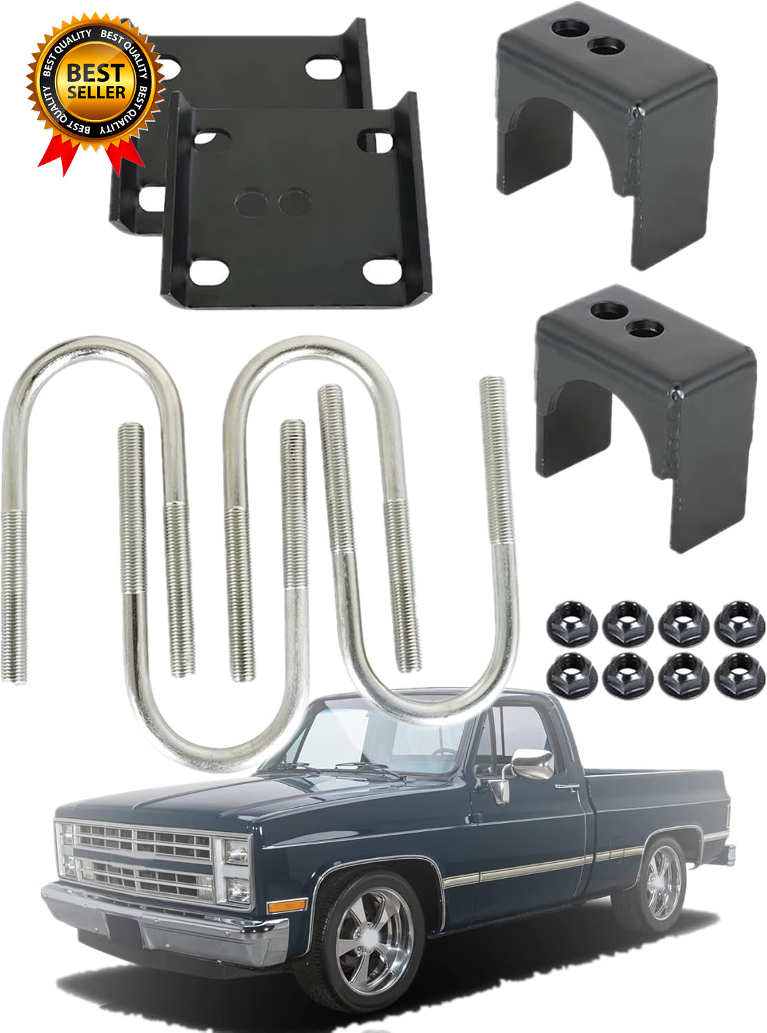 Rear Axle Flip Kit 5 Inch Drop Replacement for 1973-1987 C1500 C10 C15