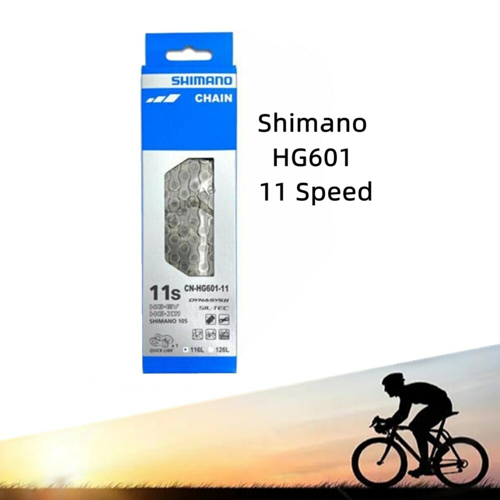 Shimano CN-HG601 11 Speed Bike Chain 116 Links Silver For Dura-Ace/XTR Road Bike
