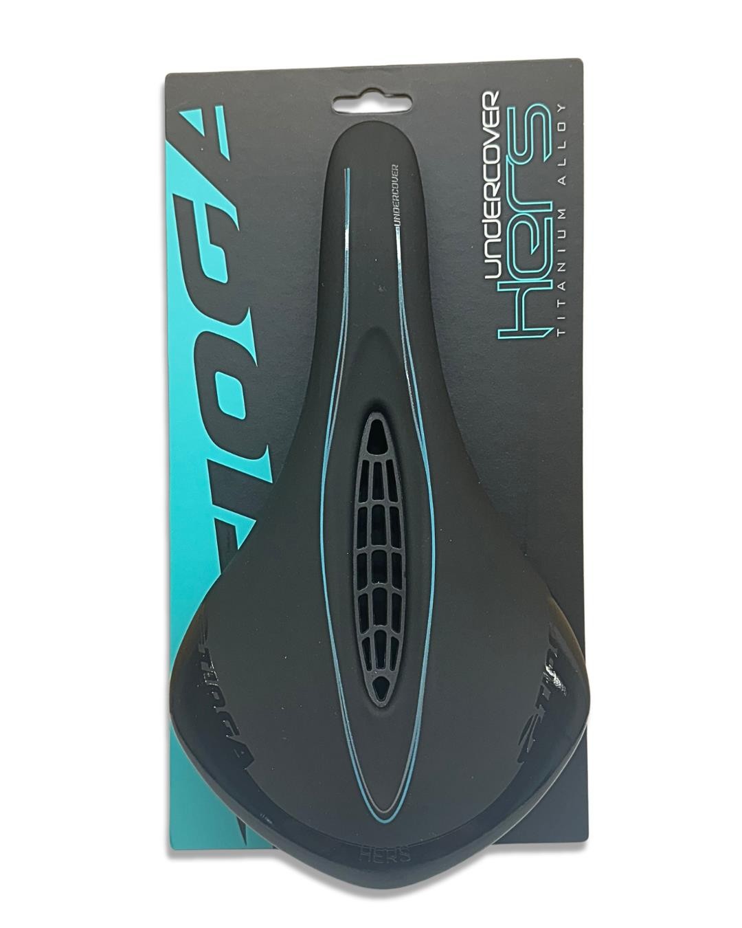 Tioga Undercover HERS Ti Women’s Bike Saddle Titanium Rails 280x155mm Black