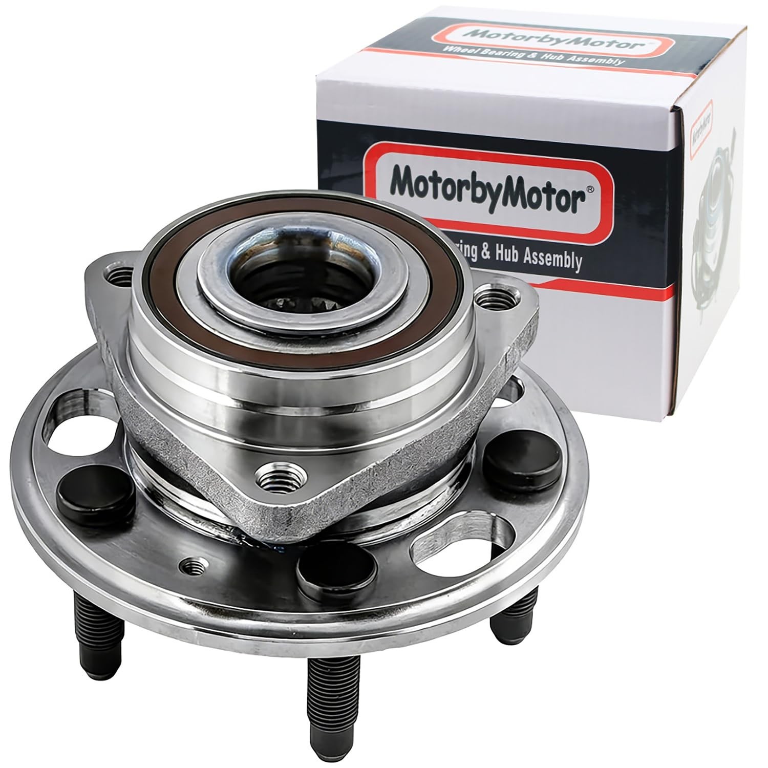 MotorbyMotor 513288 Front Wheel Bearing and Hub Assembly with 5 Lugs for Chev…