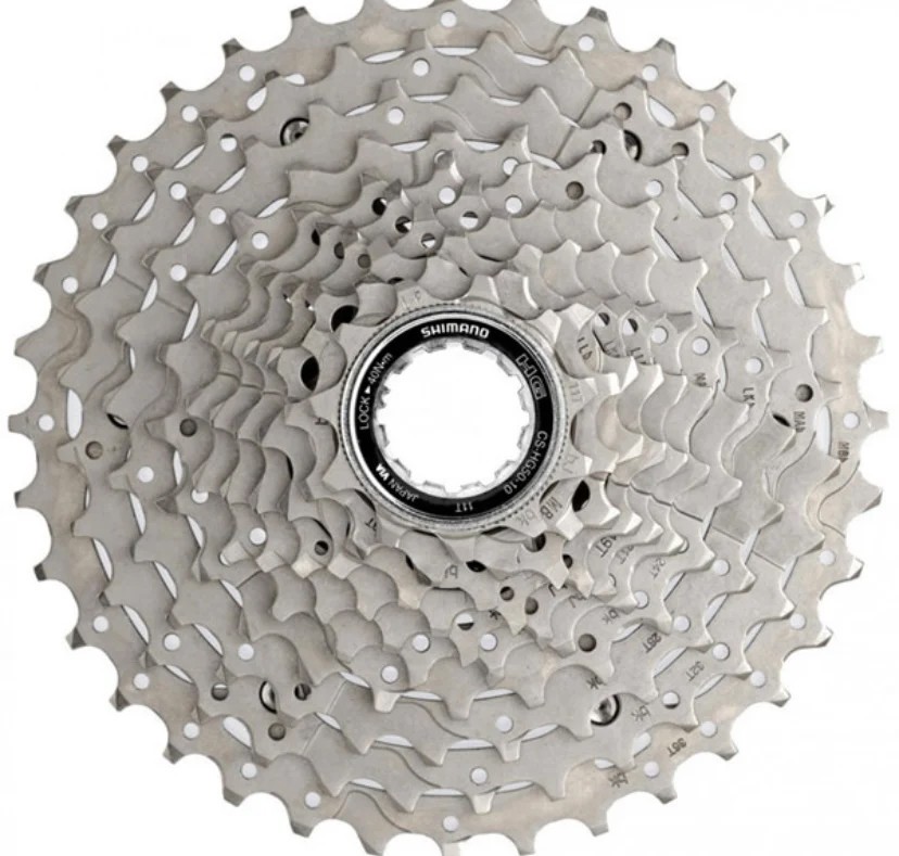 Shimano Deore M6000 CS-HG50 Cassette – 10 Speed 11-36t Silver