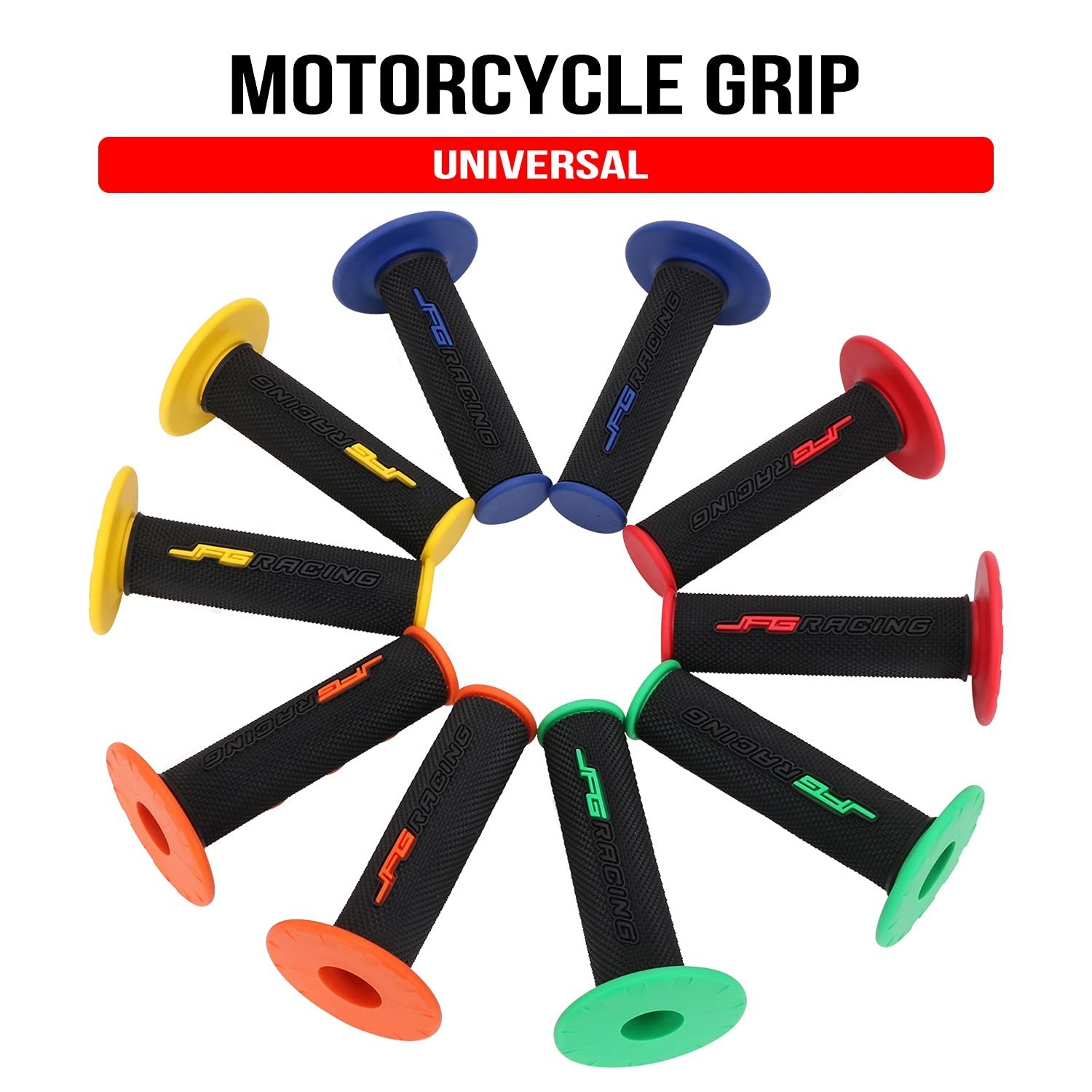 Universal 7/8″ Dirt Bike Grips – ATV Handlebar Grips for TTR, YZ, DRZ, Raptor –