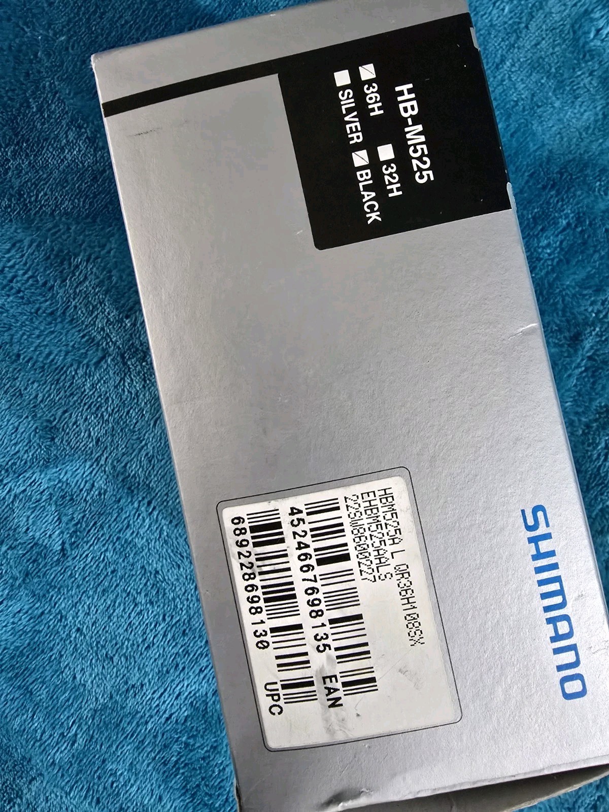Shimano HB-M525A Front Hub 6 Bolt 9x100mm Quick Release 36h Retro MTB XC New