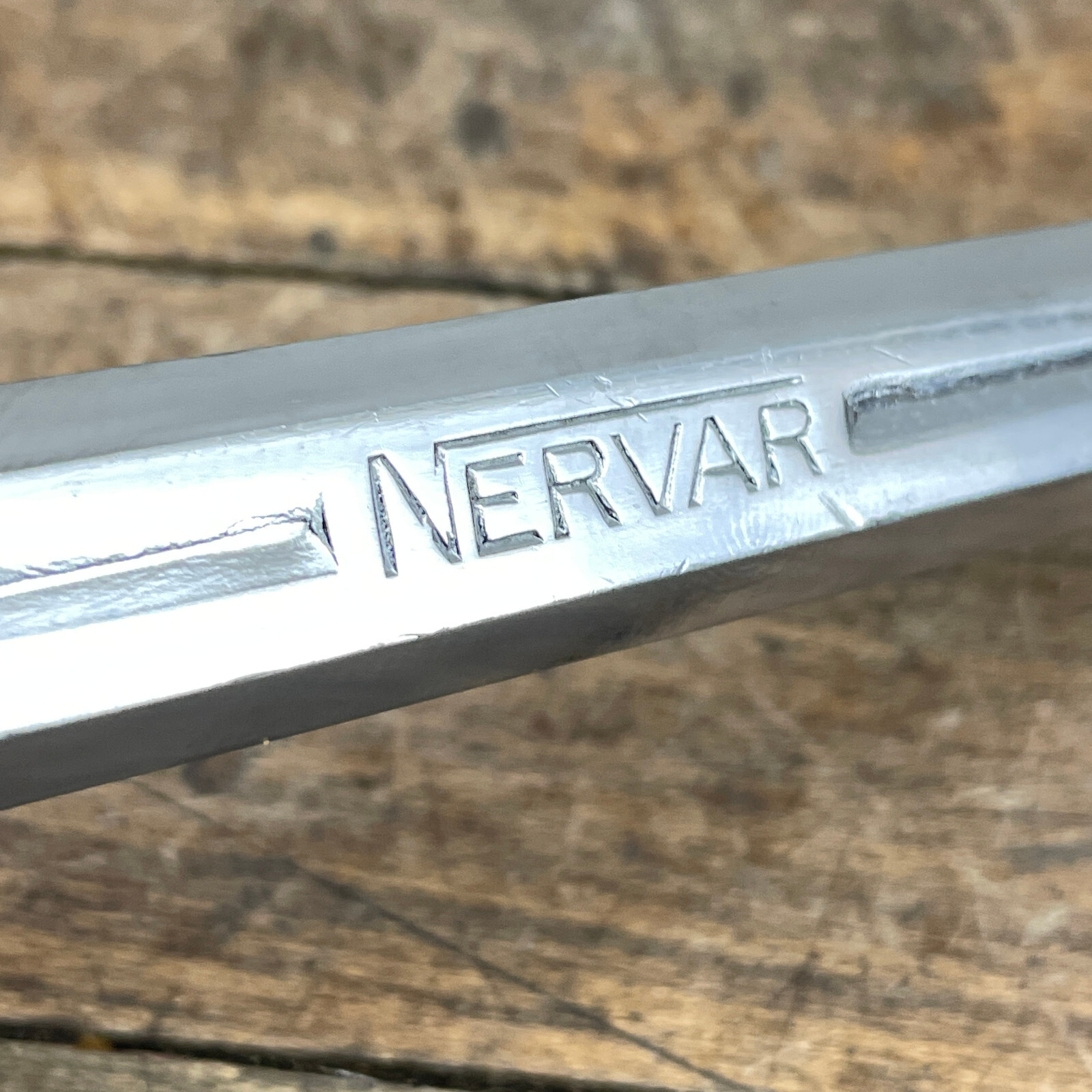 Vintage Nervar Crank Arm LEFT 165 mm Steel Chrome Cottered Peugeot Race France