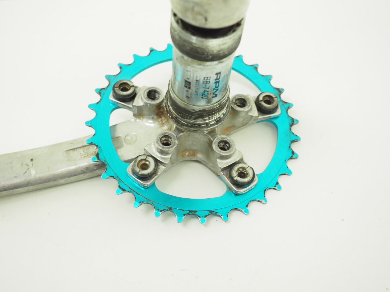 Vintage Suntour XC-Comp 175mm Triple Crankset w/RPM BB-7420/ 32T Chainring