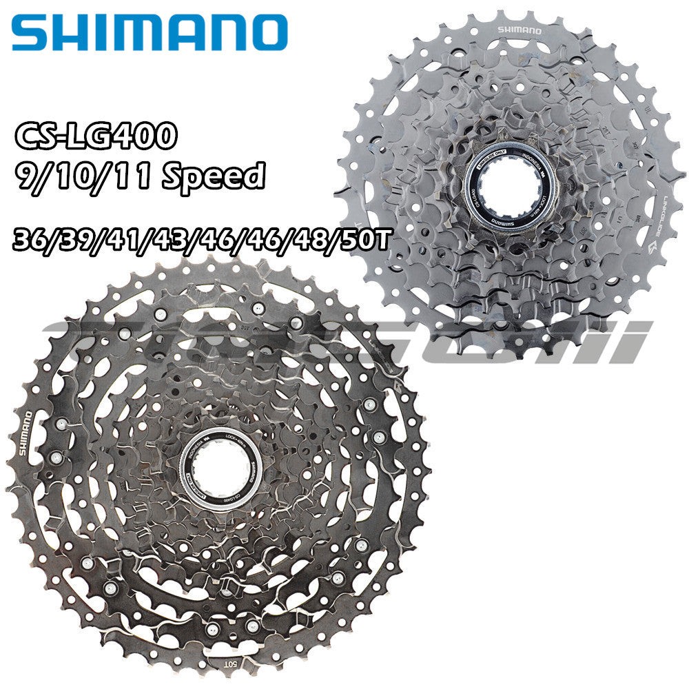 Shimano CS-LG400 9/10/11 Speed Cassette LINKGLIDE 11-36T/39T/41T/43T/45T/46T/50T