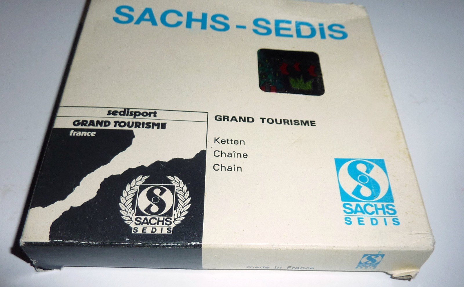 Vintage Sachs Sedis GT7 Bicycle Chain NOS 116 Links 1/2 x 3/32 Made in France