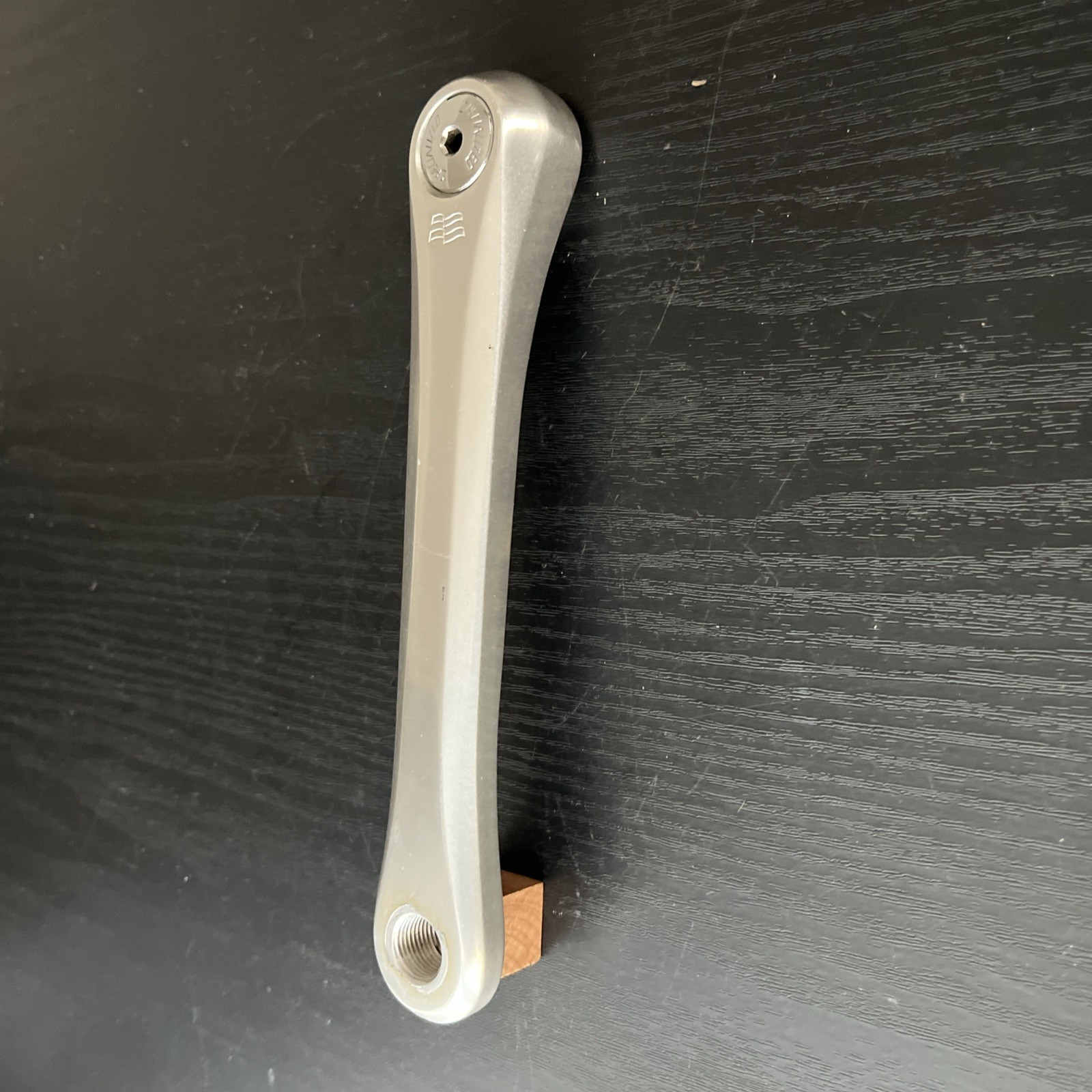 1985 Specialized Flag Forged Triple Crank Arms 175mm 110/74 with Dust Caps Nice!