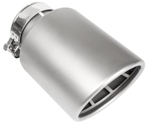 Stainless Steel Bolt-On Exhaust Tip 2.5″ Inlet 4″ Outlet 6.5″ Overall Length
