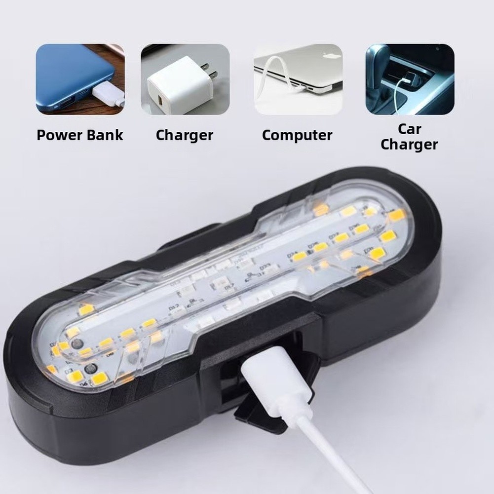 Wireless Remote Turn Signal Light with for Type C Fast Charging and Multiple