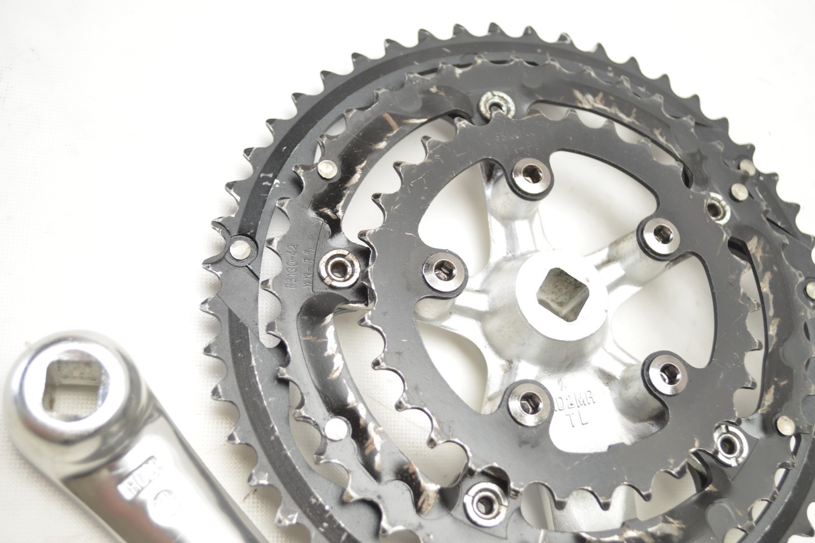 SUGINO RD2 GRAVEL BICYCLE 172.5 MM 50/42/30T SQUARE TAPER CRANKSET 130/74 MM BCD