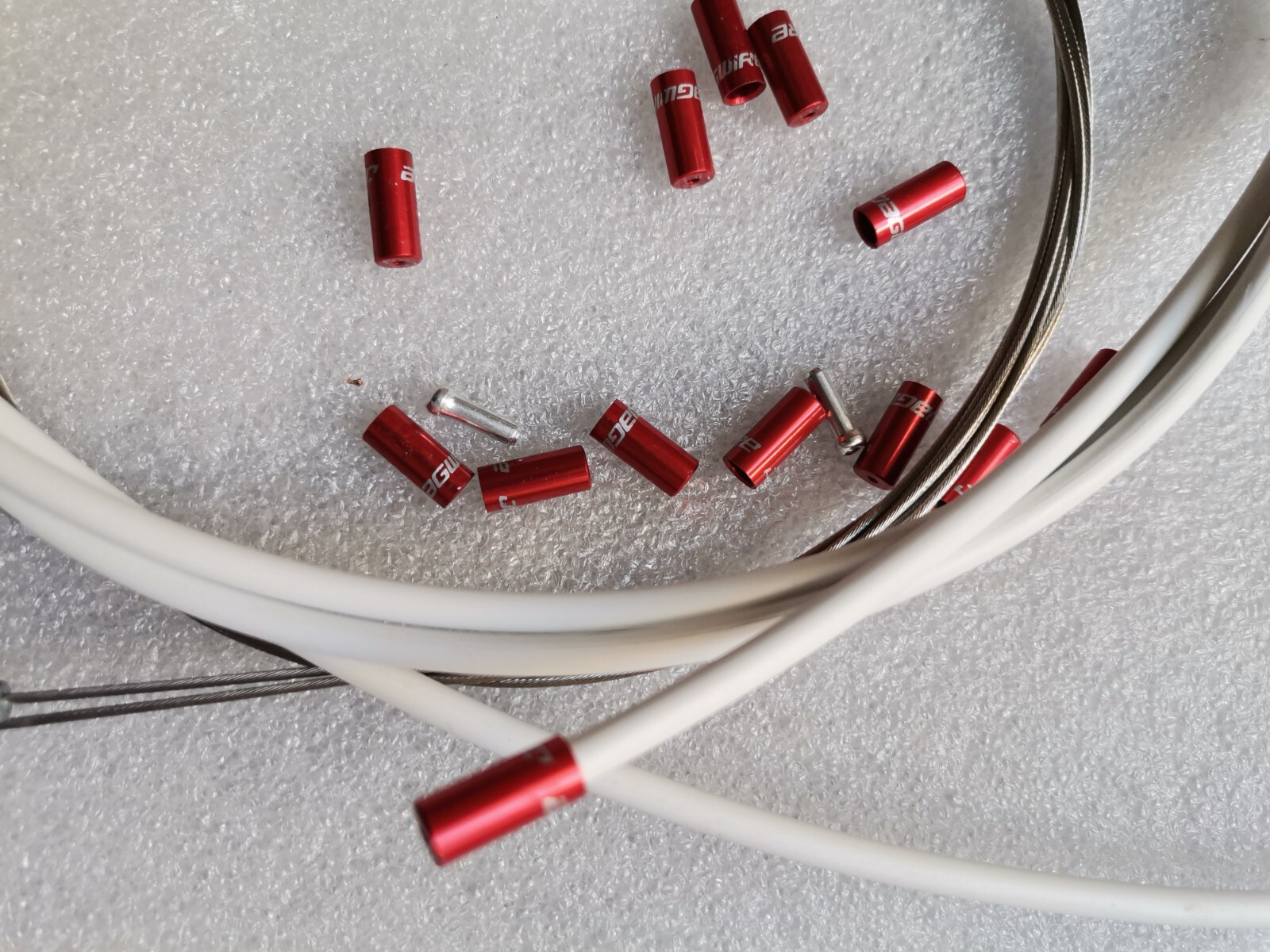 JAGWIRE Slick-Lube Liner LEX SL HOSE CABLE SHIFTER KIT PEARL WHITE SUIT SHIMANO