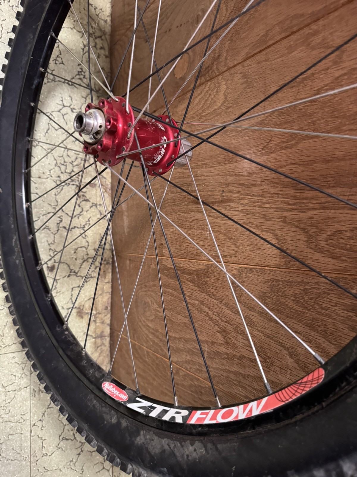 Chris King / Stans vintage downhill / freeride wheels 20mm F / 150mm R