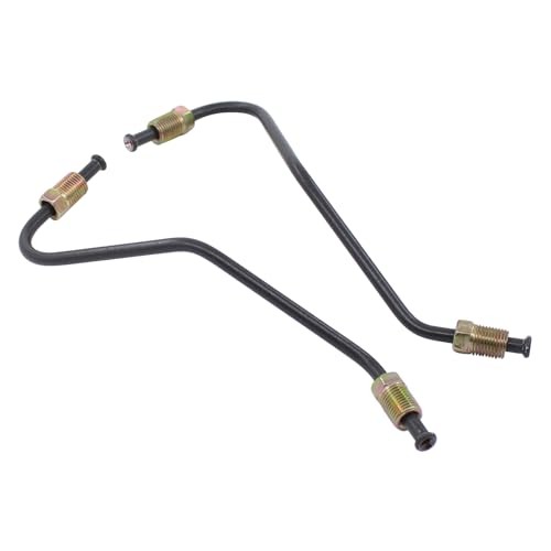 Pair Front Brake Caliper Line Pipe Tube Flex Hose Set for Toyota Tundra 4WD