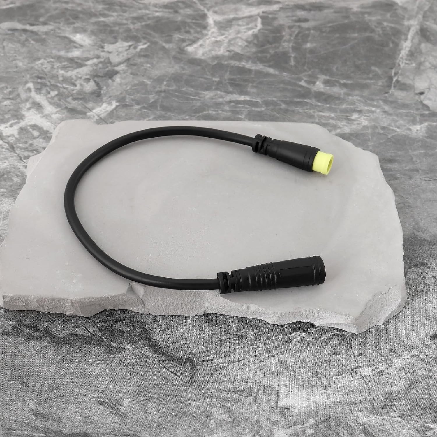 Compact M8 Electric Bike Extension Cable: 16cm 3Pin to 2Pin Waterproof Plug